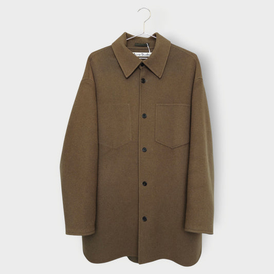 Wool Double Faced Button Jacket
