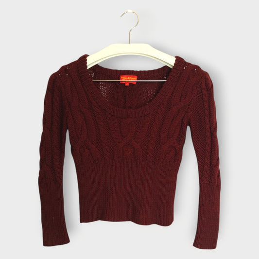 Wool Cable Knit Sweater