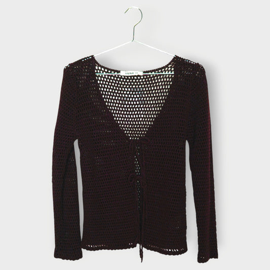 Crochet Tie Front Top