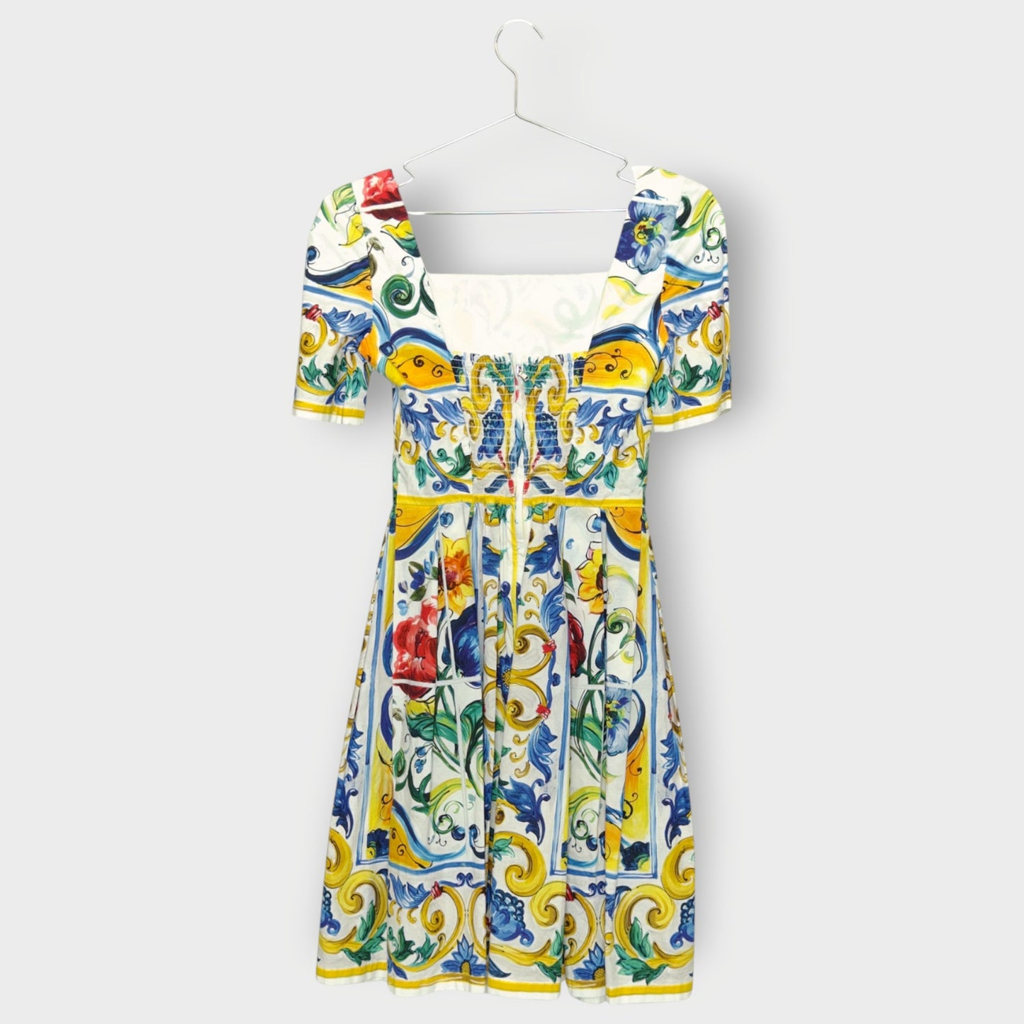 Majolica Square Neck Dress