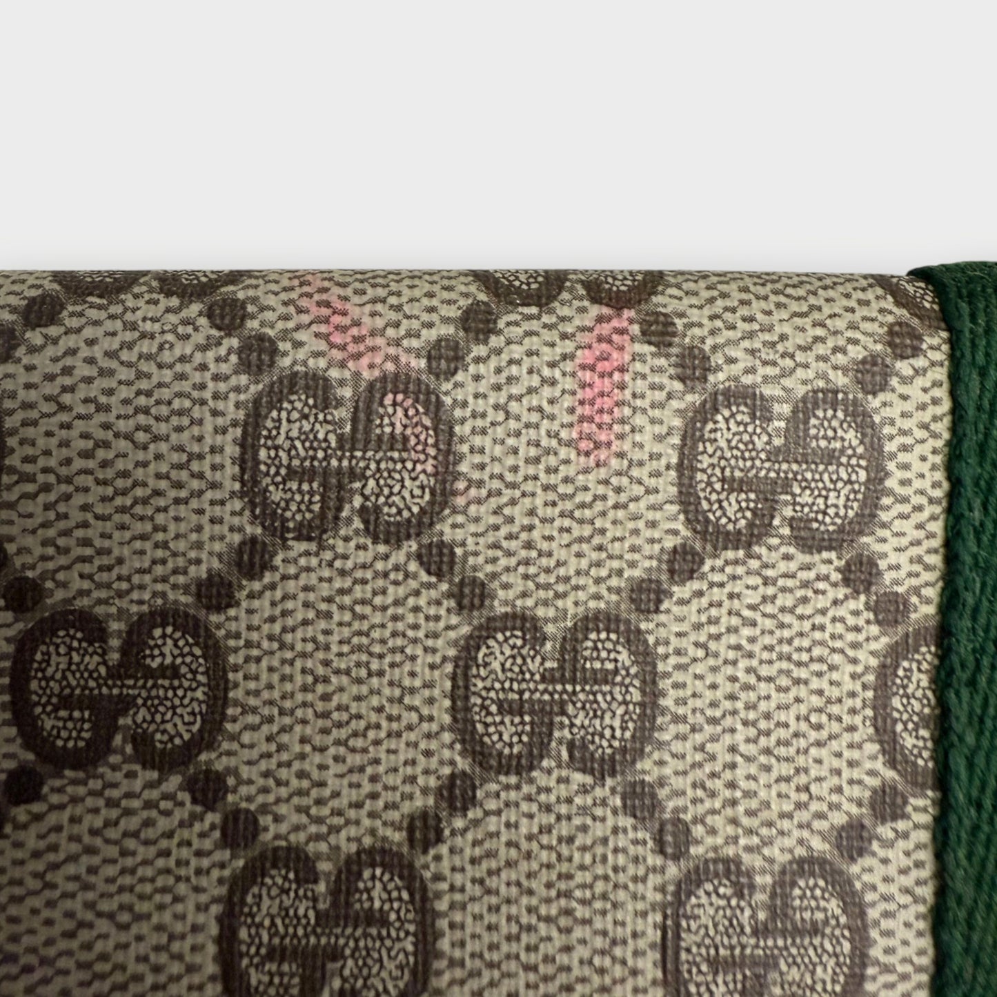 Monogram Stripe Clutch and Wallet