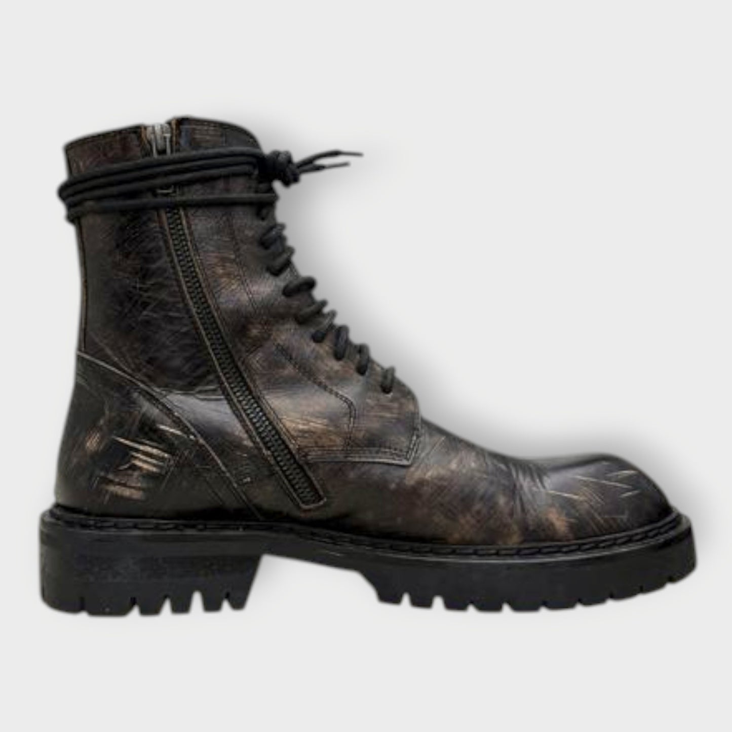 Leather Scuffed SSENSE Exclusive Boot