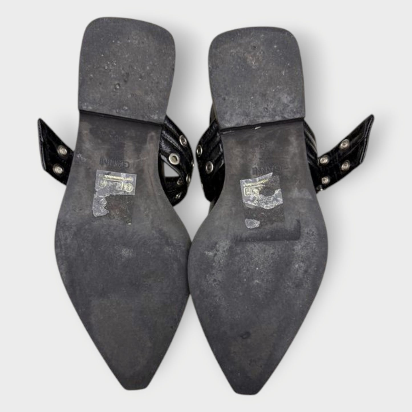 Patent PU Buckle Ballerina Flats