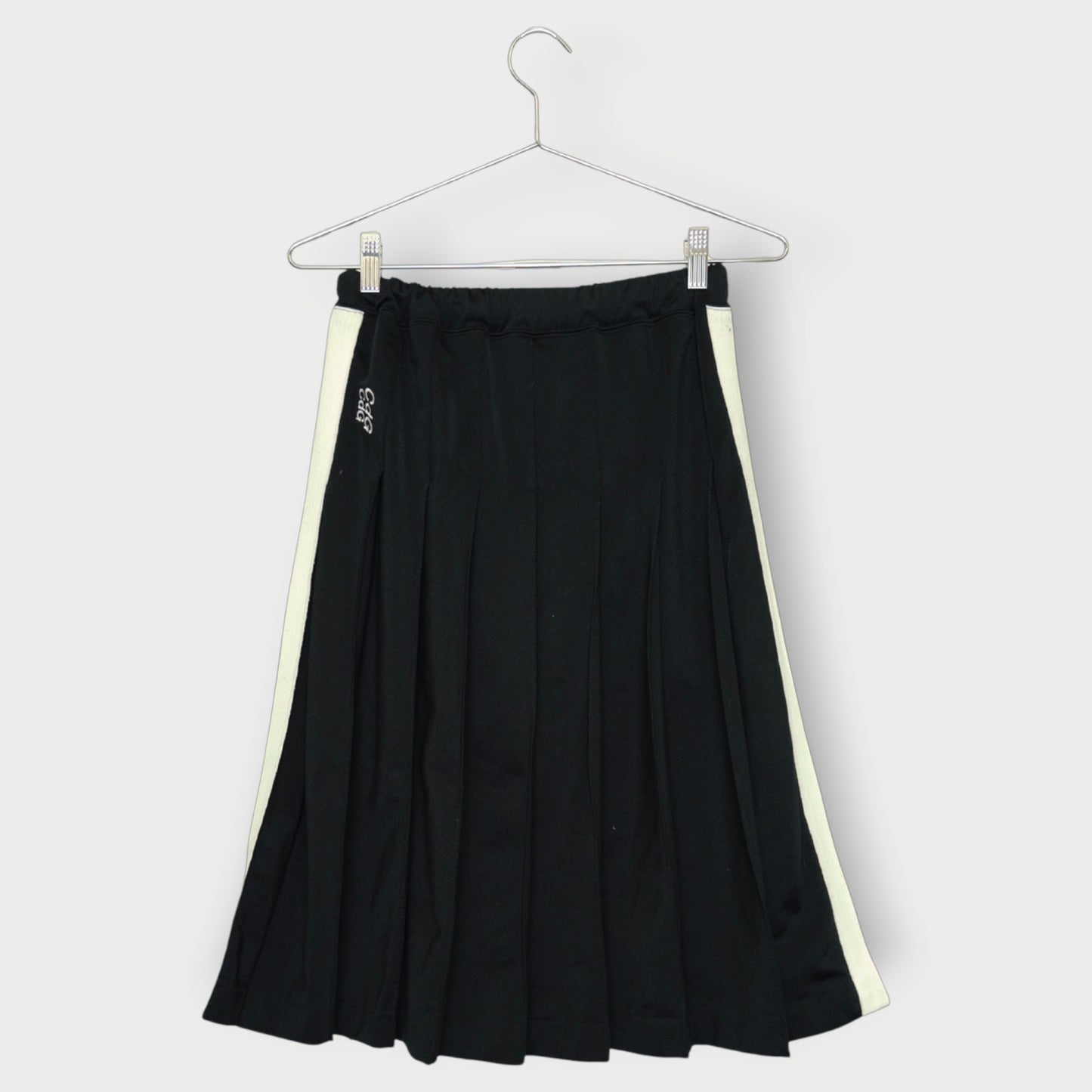 Side Stripe Pleat Midi