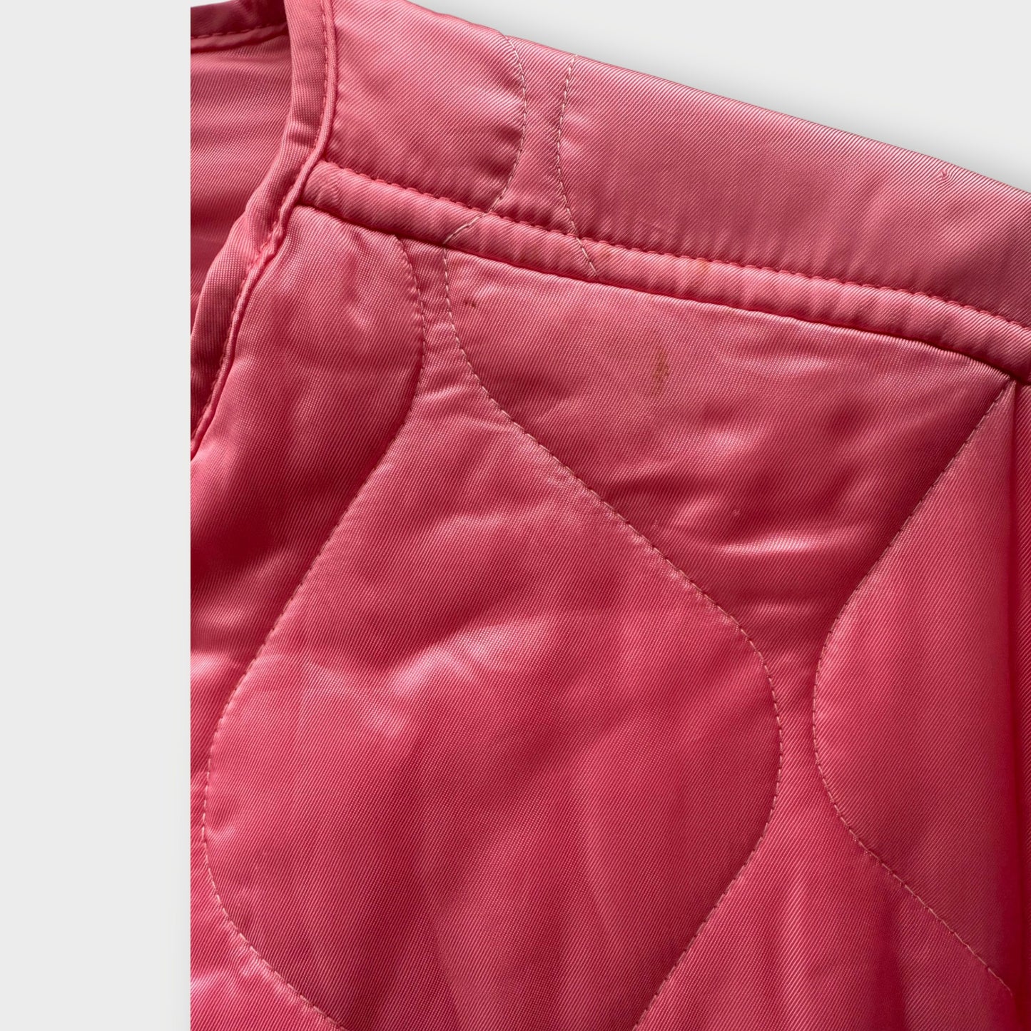 Frosted PVC & Quilted-Lined Rain Jacket