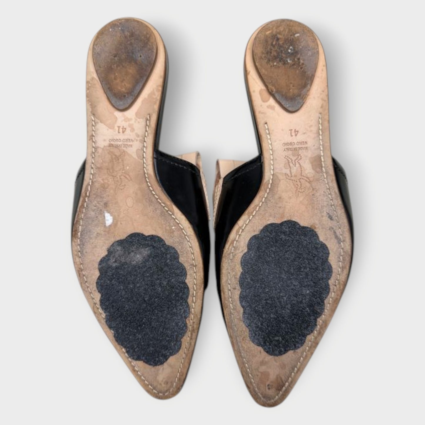 Leather Tassel Mule