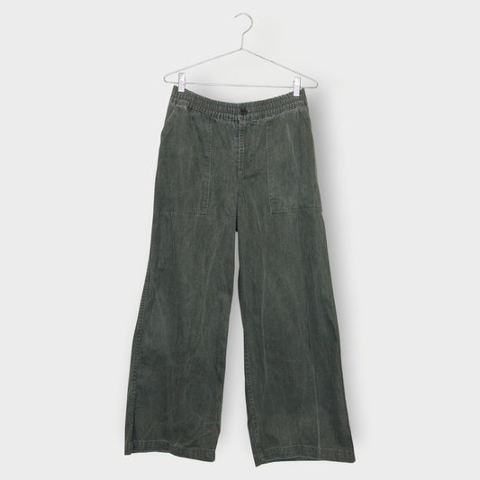 Cotton Elastic Waist Pant