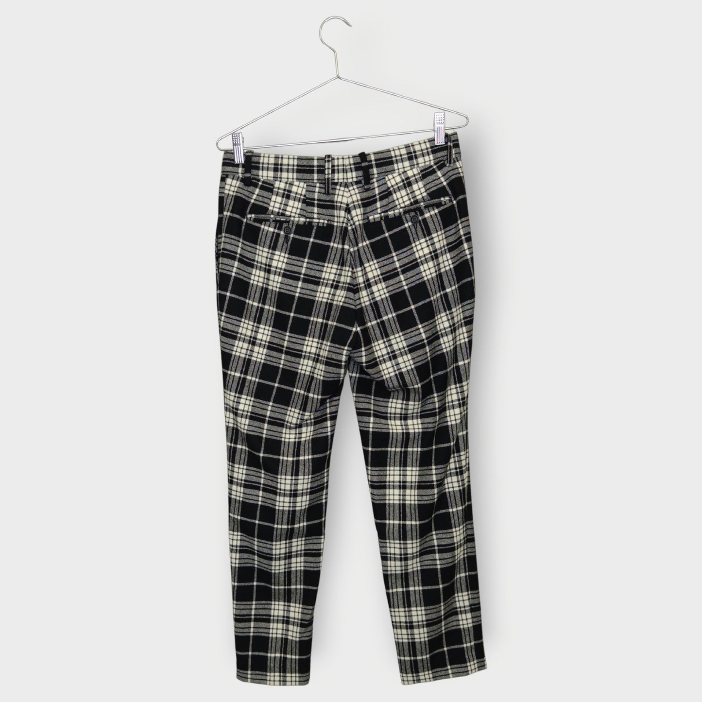 Checkered Wool Pant