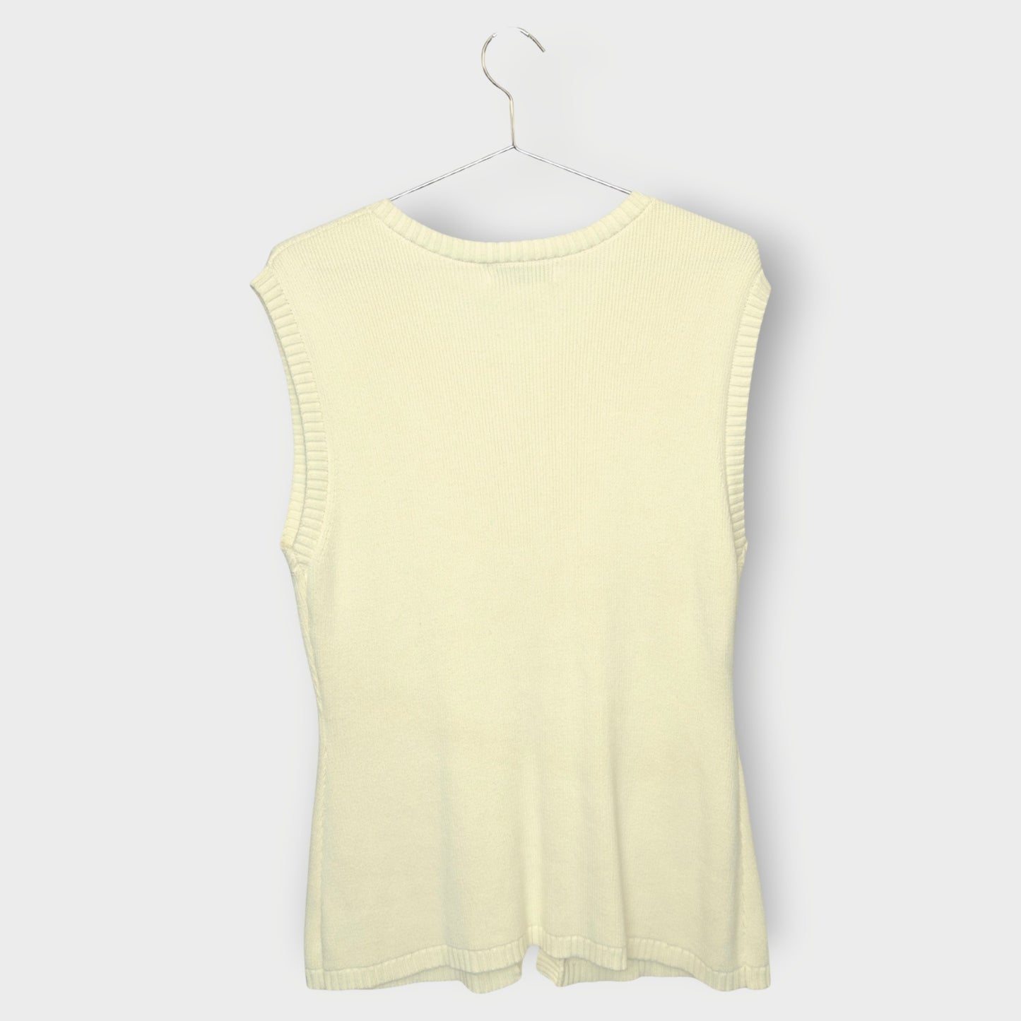 Cotton Button Up Vest