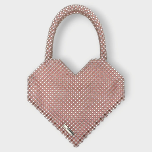Beaded Heart Bag