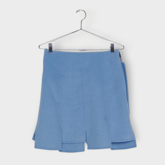 Felt Asymmetric Mini Skirt