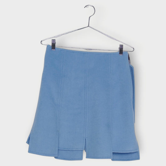 Felt Asymmetric Mini Skirt