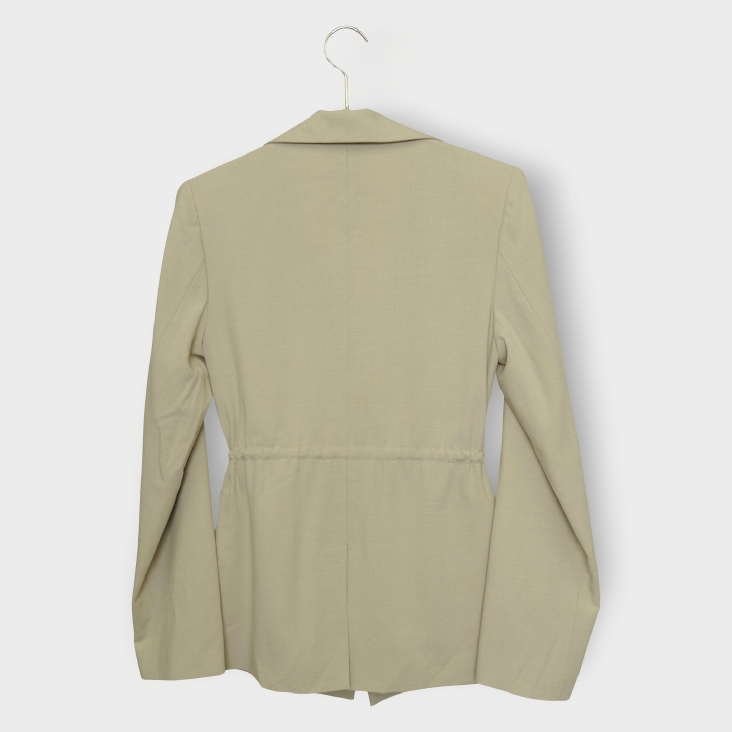 Drawstring Waist Blazer