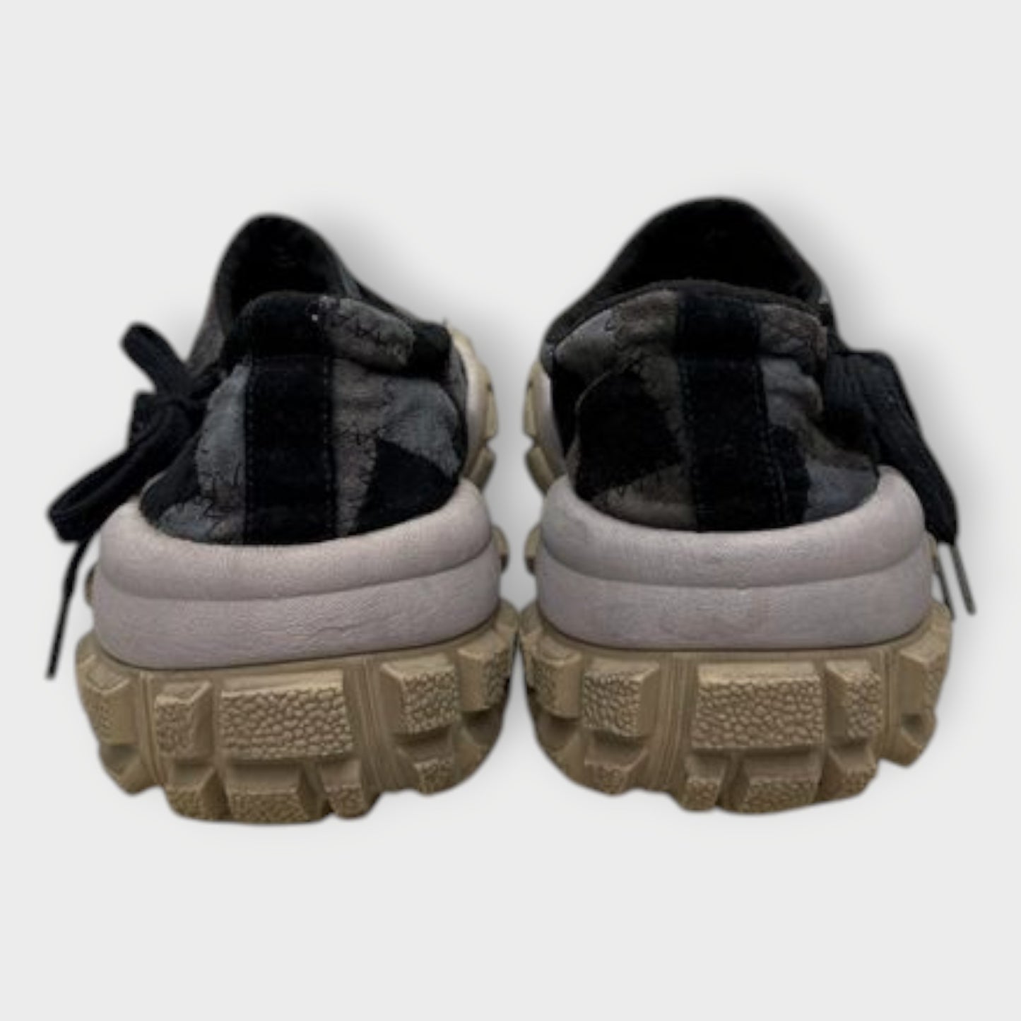 Checkered Boltzer Suede Sneaker