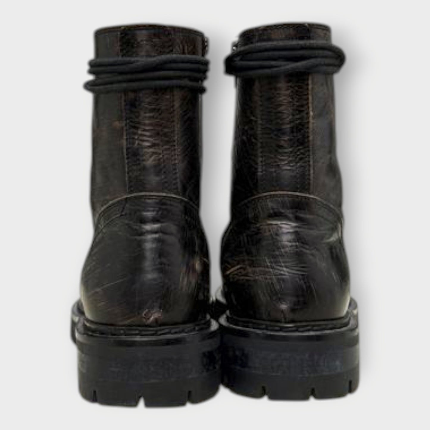 Leather Scuffed SSENSE Exclusive Boot