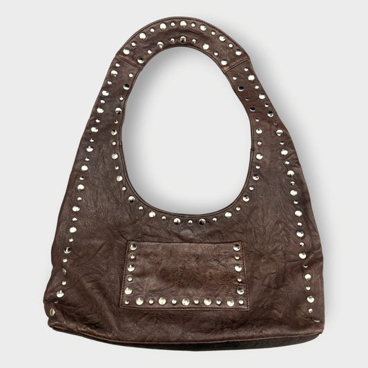 Leather Studded Franca Bag