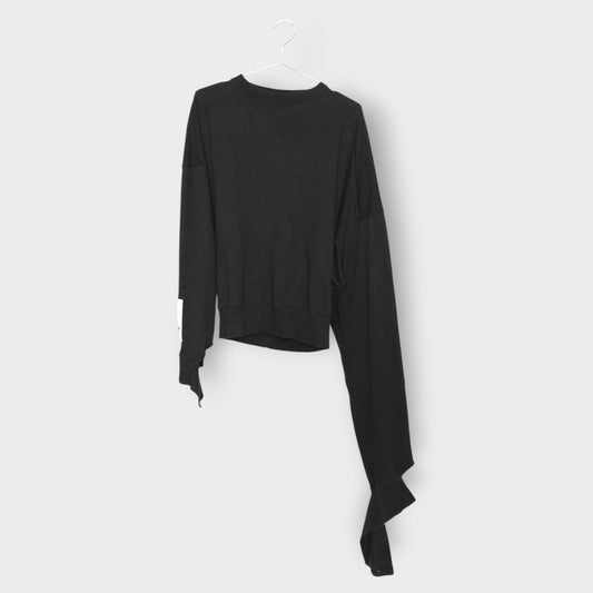 Cotton Cutout Sweatshirt
