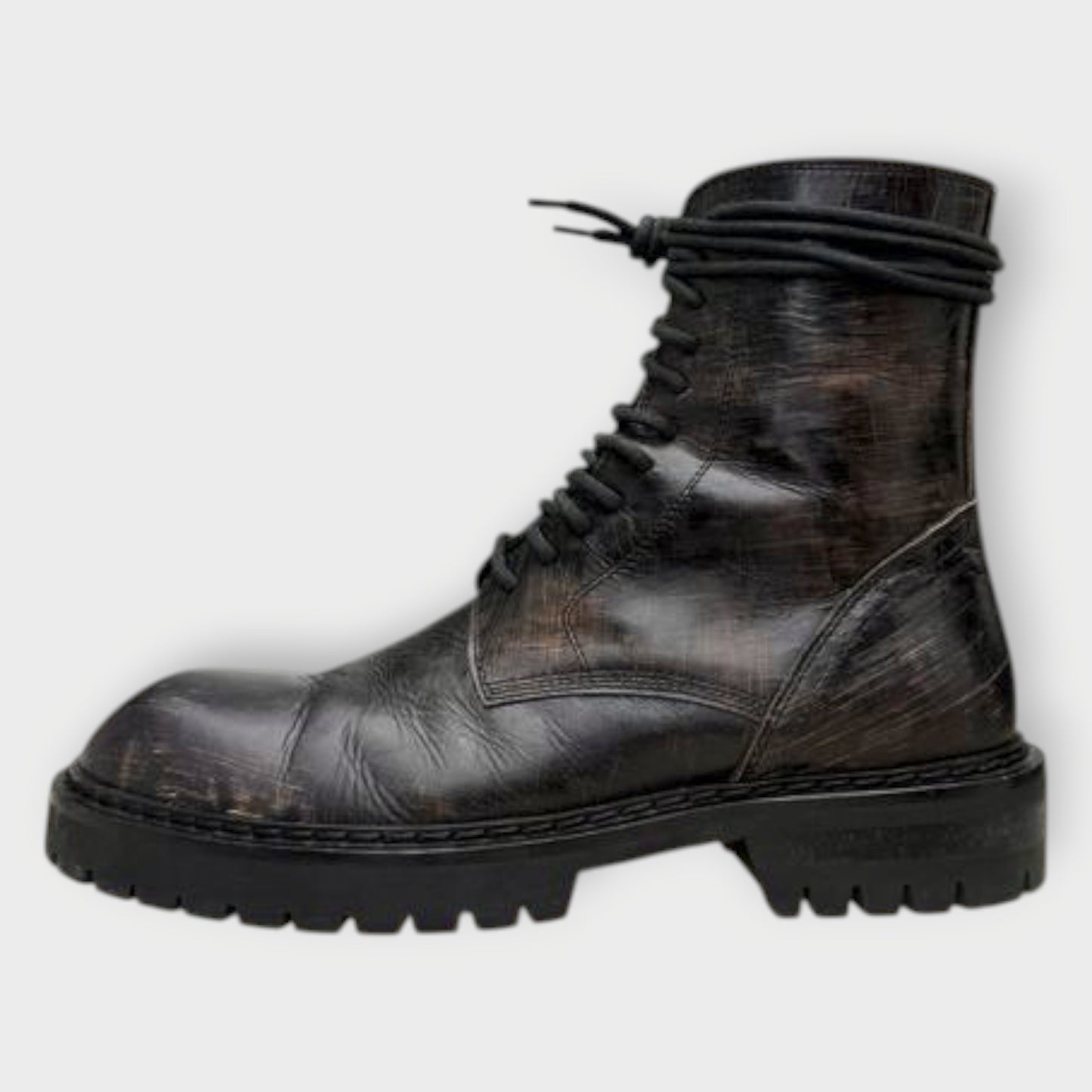 Leather Scuffed SSENSE Exclusive Boot