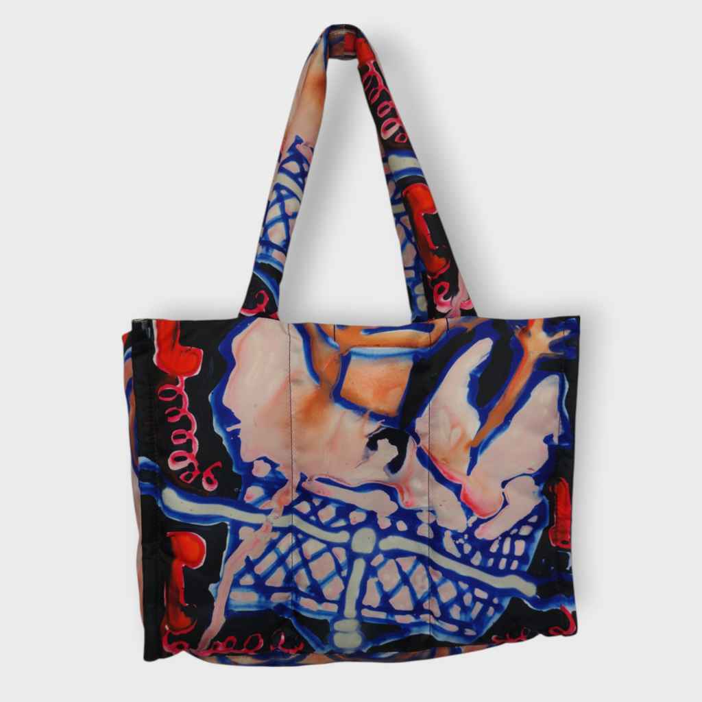 Blue & Pink ET Phone Home Tote Bag