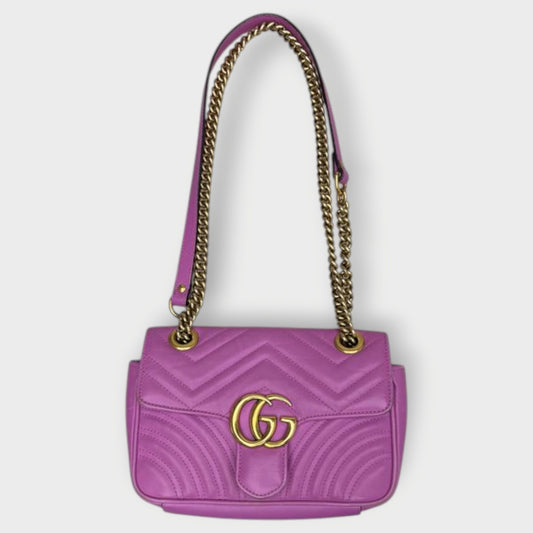 Leather Marmont Chain Bag