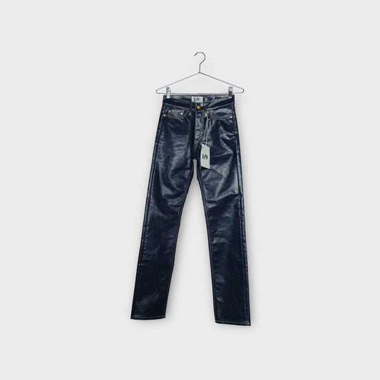 Eytys Navy Wax On Exposed Stitch Jean
