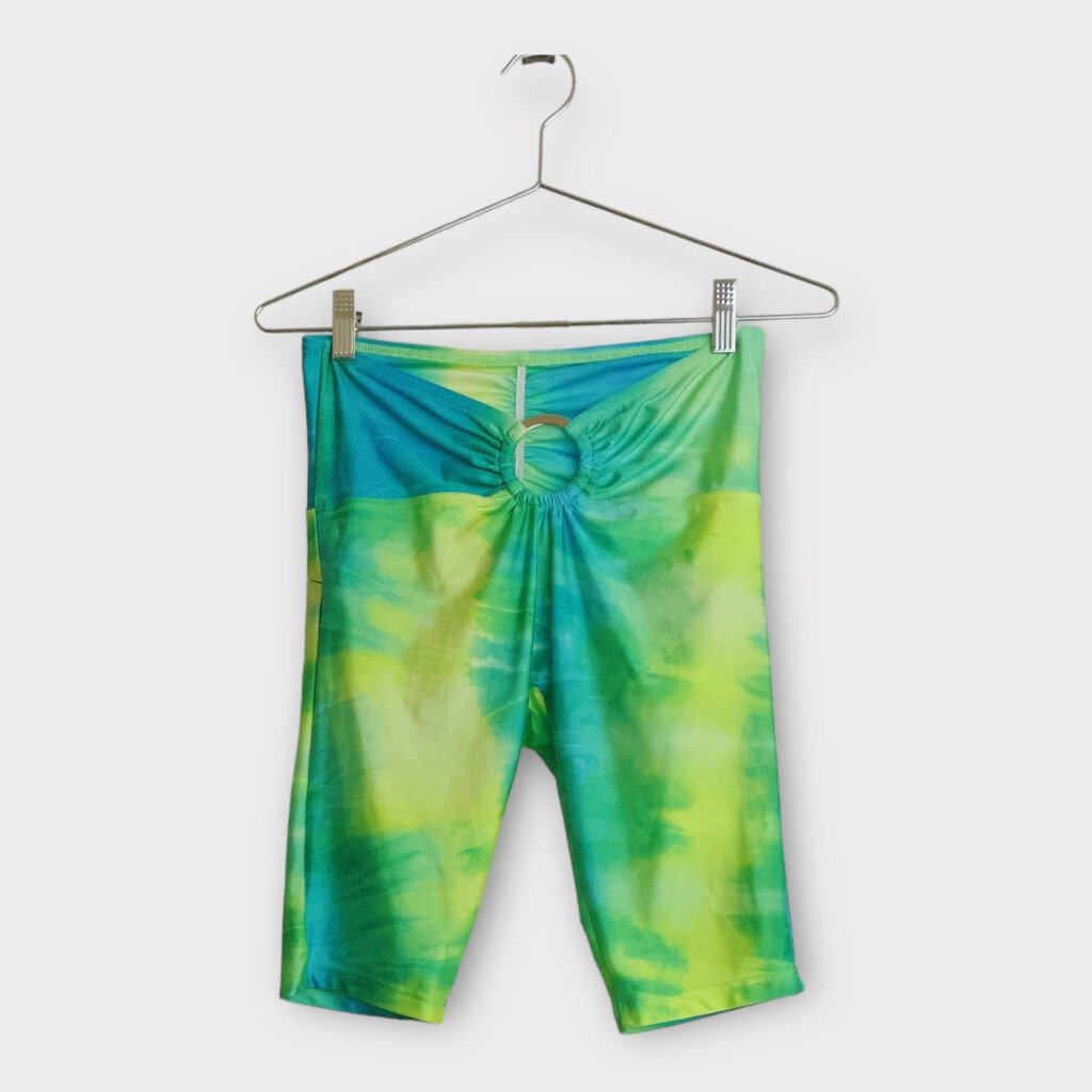 All Is A Gentle Spring Green O Ring Bike Shorts