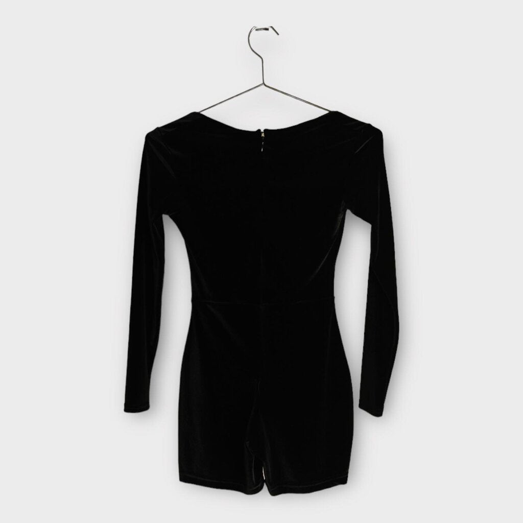 Olivia Rowan Black Velvet Jumpsuit